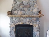 curved stone hearth